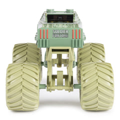 Monster jam masinuta metalica soldier fortune scara 1:24, Spin Master - Publisol.ro