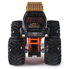 Monster jam set 2 masinute metalice lumberjack si axe scara 1:64, Spin Master - Publisol.ro