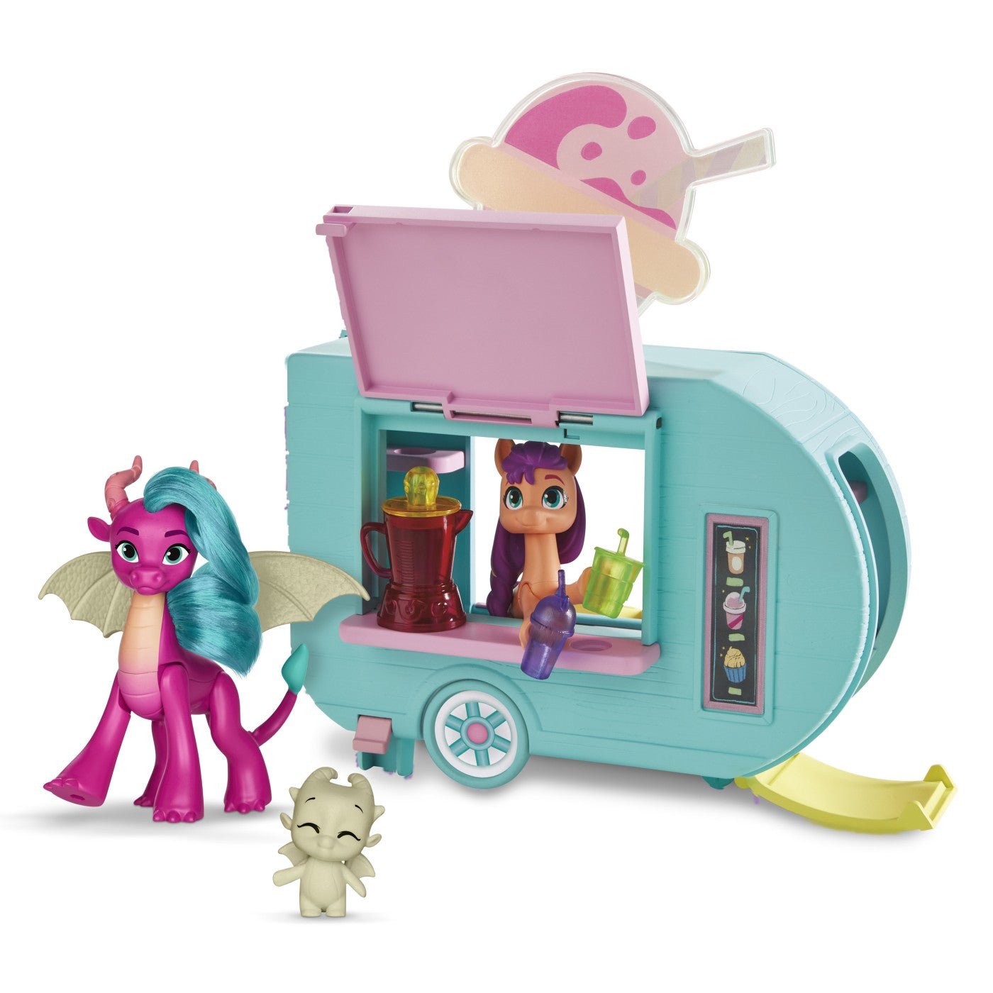 My little pony set 2 figurine dezvaluirea dragonului, Hasbro - Publisol.ro