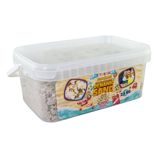 Nisip Kinetic in cutie - natural, 2,5 kg - Tuban - Publisol.ro