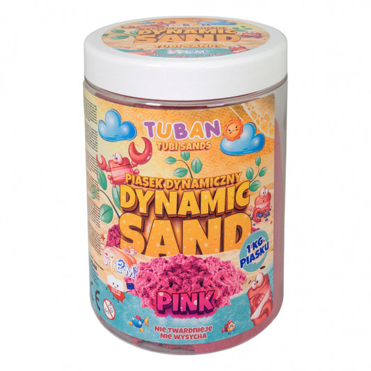 Nisip Kinetic - roz, 1 kg - Tuban