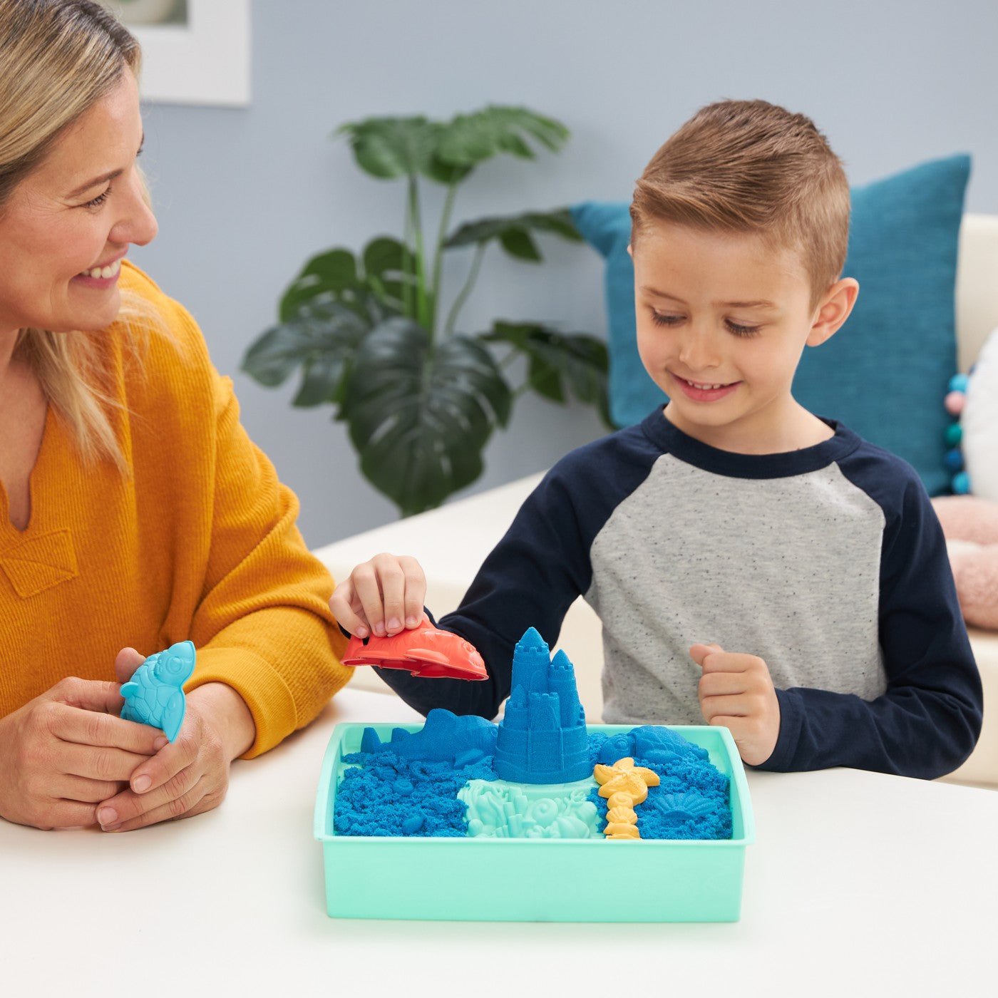 Nisip kinetic set complet albastru, Spin Master - Publisol.ro