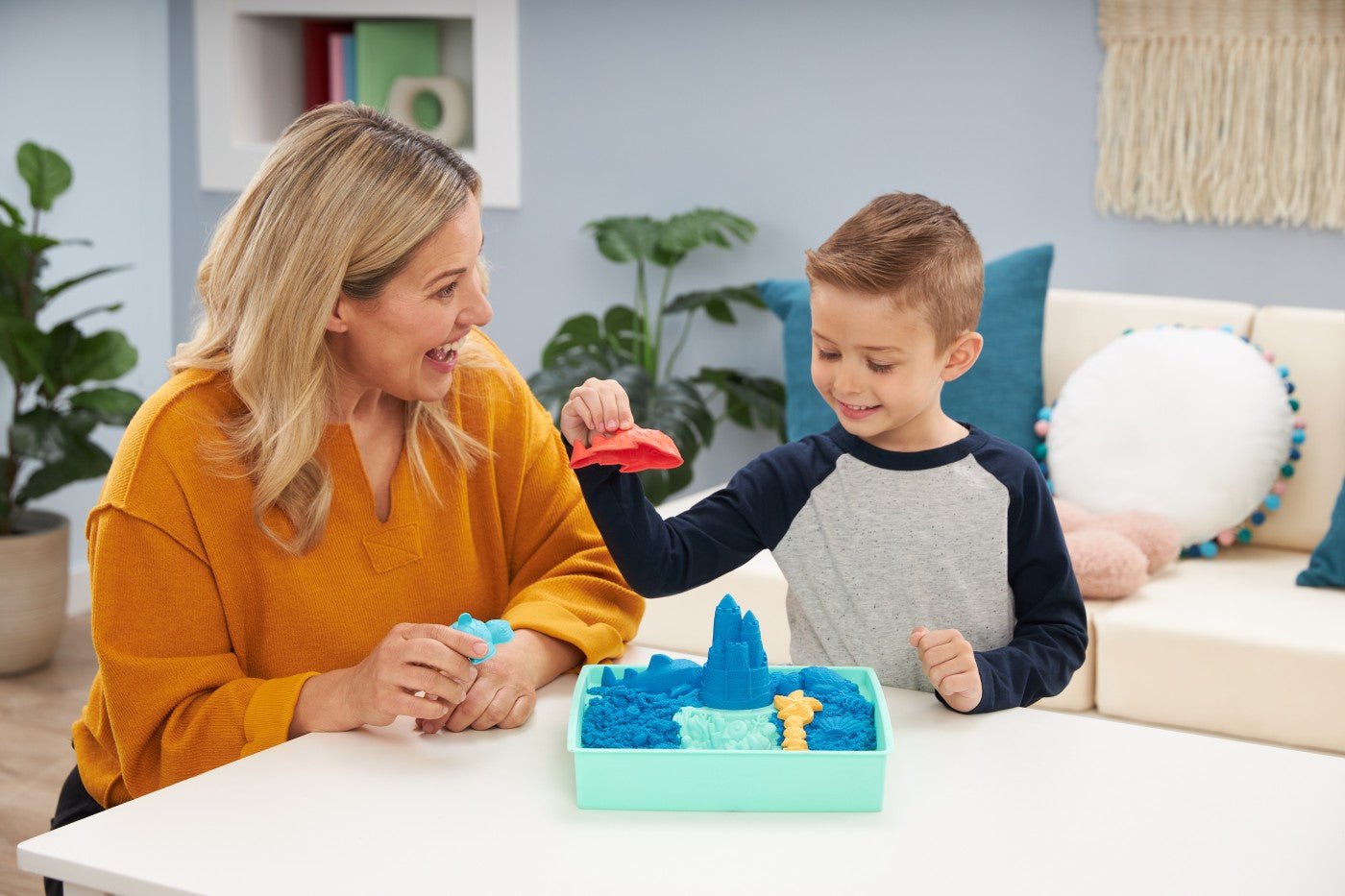 Nisip kinetic set complet albastru, Spin Master - Publisol.ro