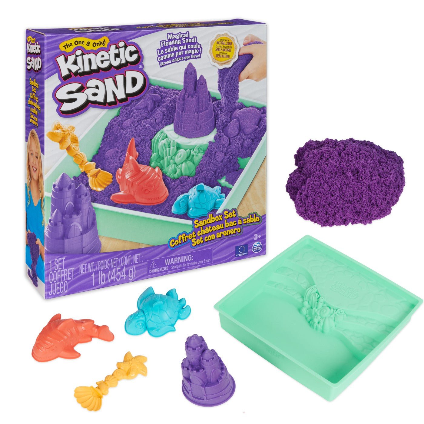 Nisip kinetic set complet mov, Spin Master - Publisol.ro