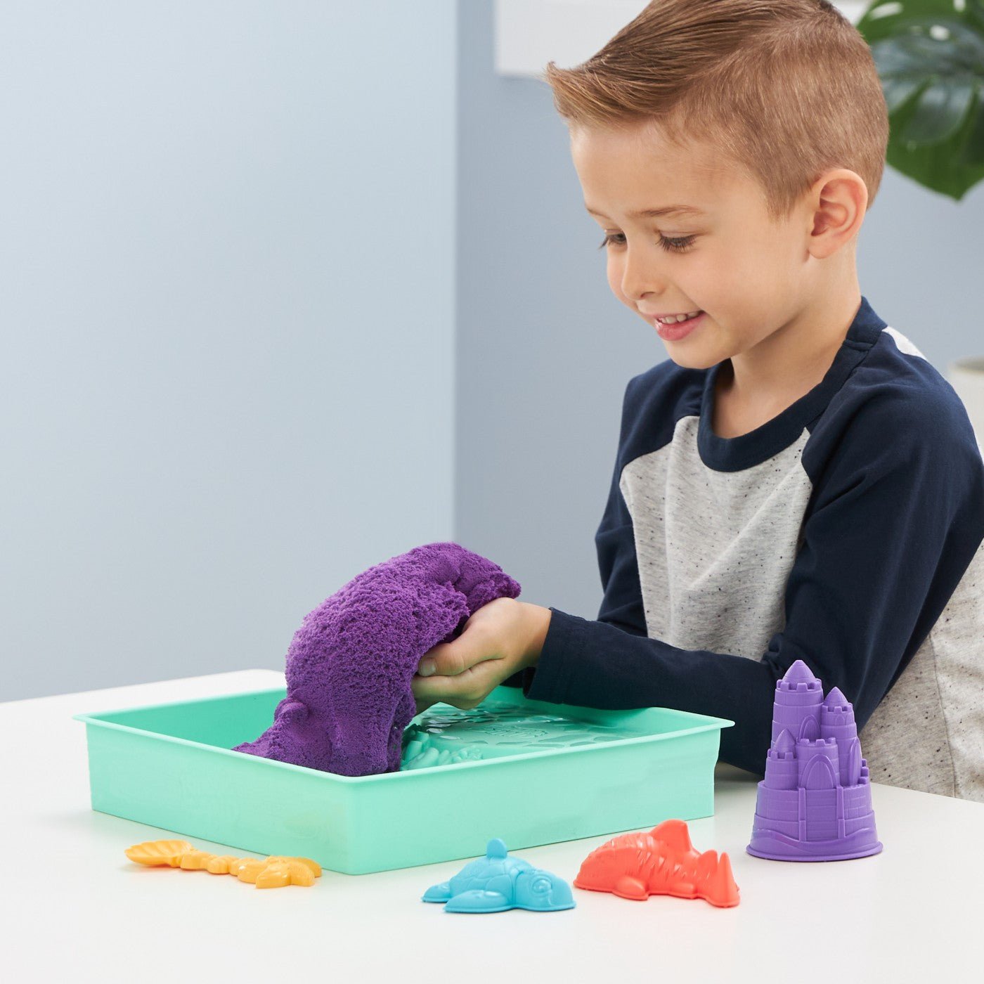 Nisip kinetic set complet mov, Spin Master - Publisol.ro