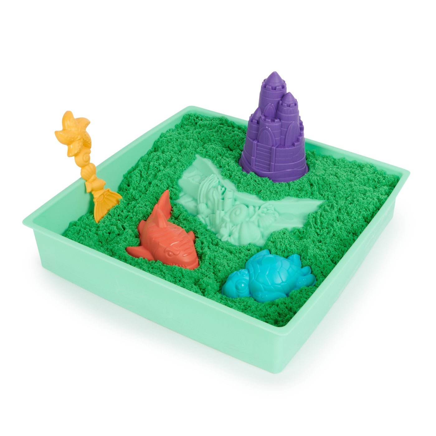 Nisip kinetic set complet verde, Spin Master - Publisol.ro