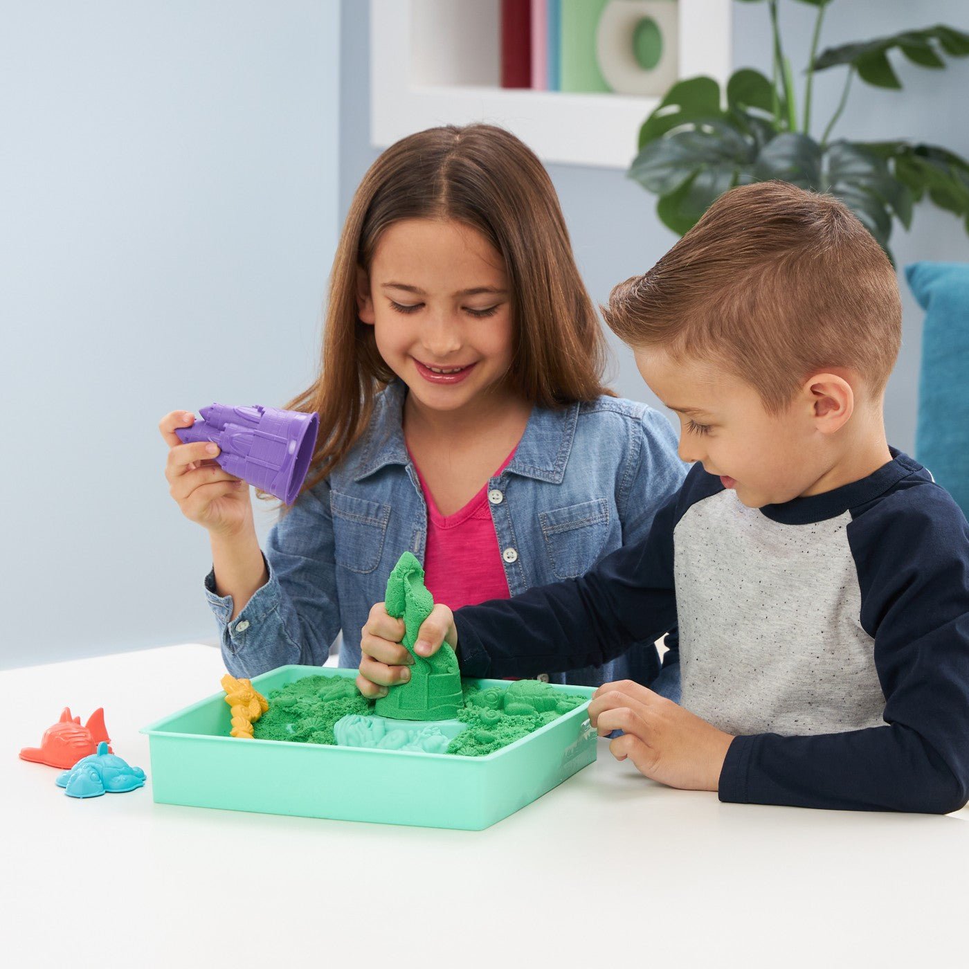 Nisip kinetic set complet verde, Spin Master - Publisol.ro