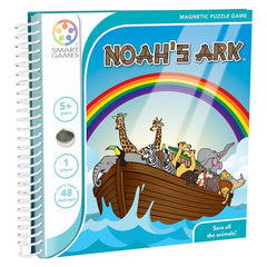 Noah's Ark, joc de logica cu 48 de provocari, 5+ ani, editie internationala, Smart Games - Publisol.ro
