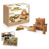 Notch Blocks, kit constructie Eastern, 87 piese, Guidecraft - Publisol.ro