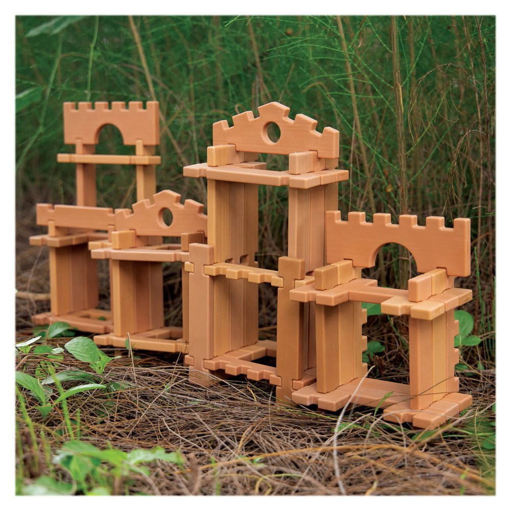 Notch Blocks, kit constructie Western, 85 piese, Guidecraft - Publisol.ro