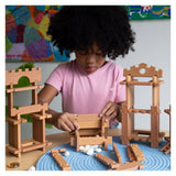 Notch Blocks, kit constructie Western, 85 piese, Guidecraft - Publisol.ro