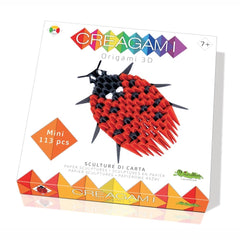 Origami 3D, Creagami - Buburuza, 113 piese, Creativa Mente - Publisol.ro