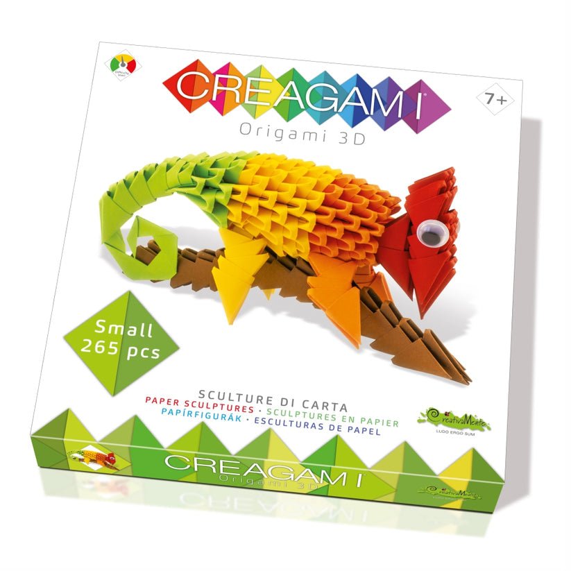Origami 3D, Creagami - Cameleon, 265 piese, Creativa Mente - Publisol.ro