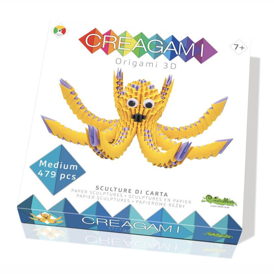 Origami 3D, Creagami - Caracatita, 479 piese, Creativa Mente - Publisol.ro