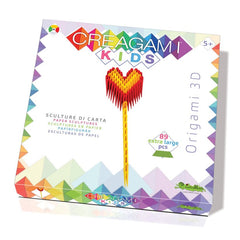 Origami 3D, Creagami Kids - Inima, 89 piese, Creativa Mente - Publisol.ro