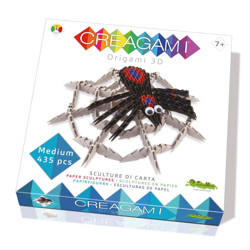 Origami 3D, Creagami - Paianjen, 435 piese, Creativa Mente - Publisol.ro