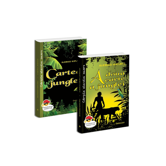 Pachet 2 carti: Cartea junglei, de Rudyard Kipling - Publisol.ro
