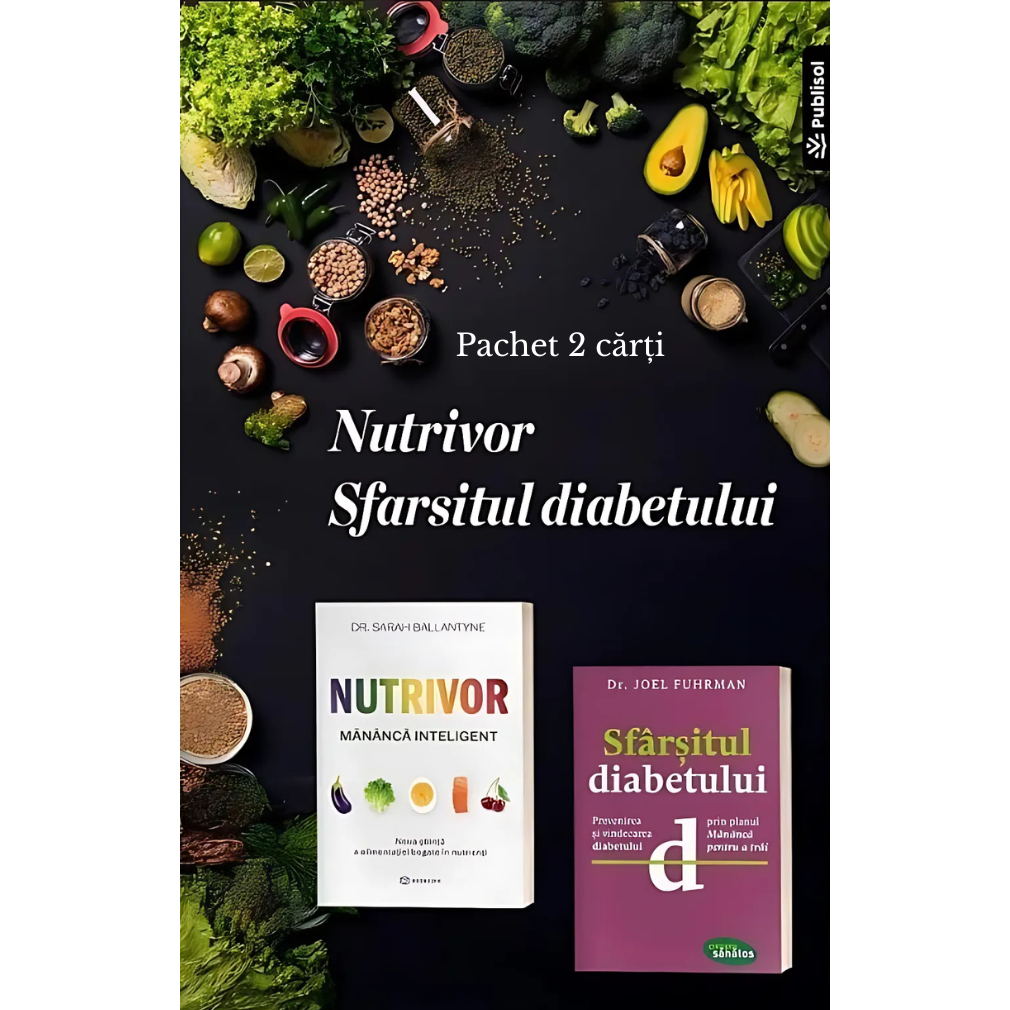 Pachet 2 Carti: Nutrivor + Sfarsitul diabetului - Publisol.ro