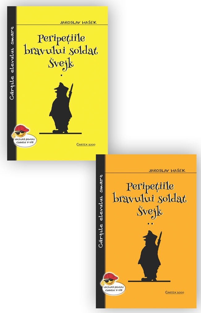 Pachet 2 carți: Peripetiile bravului soldat Svejk - 2 volume, de Jaroslav Hasek - Publisol.ro