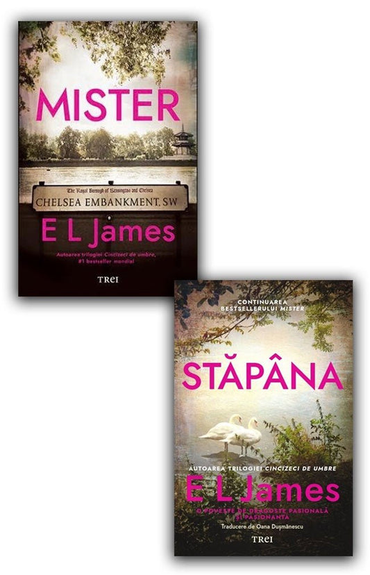 Pachet 2 Carti: Seria Mister, de E.L. James - Publisol.ro