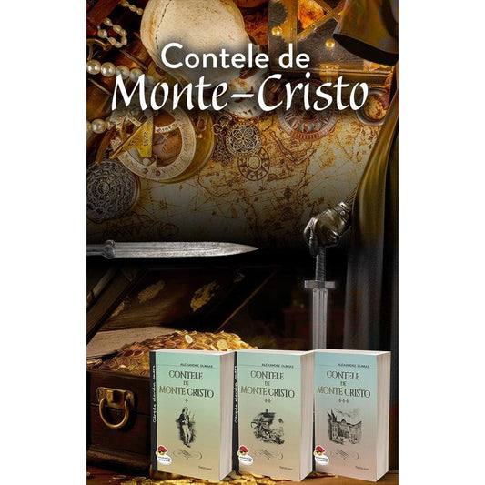 Pachet 3 carti: Contele de Monte - Cristo, de Alexandre Dumas - Publisol.ro