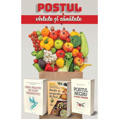 Pachet 3 Carti: Ghid practic de post terapeutic + Bucate si preparate de post + Postul negru - Publisol.ro