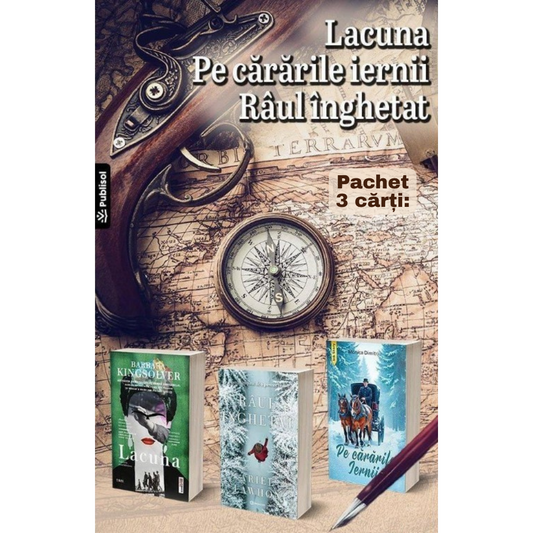 Pachet 3 Carti: Lacuna + Raul Inghetat + Pe cararile Iernii - publisol.ro