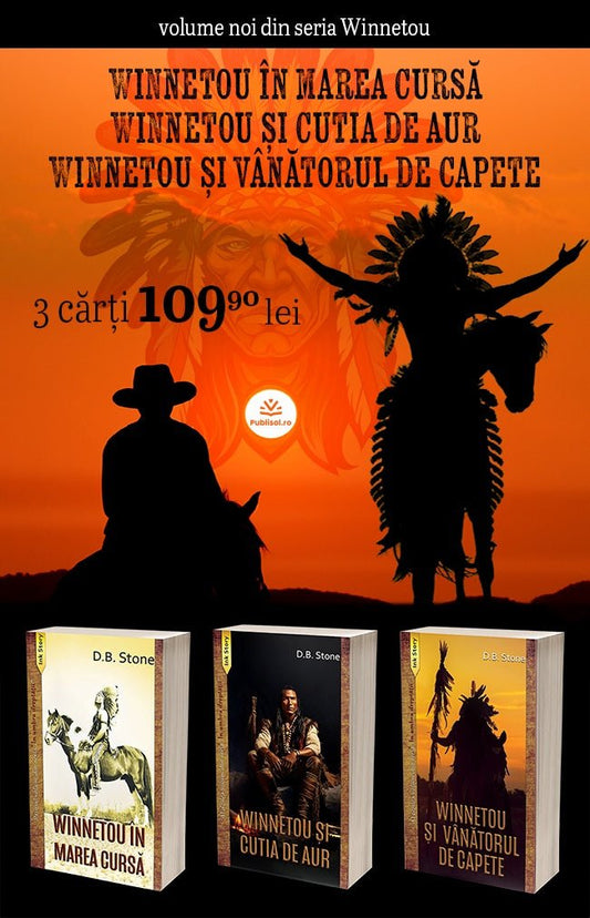 Pachet 3 Carti: Volume noi din seria Winnetou - Publisol.ro