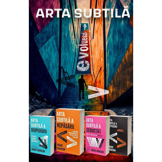 Pachet 4 Carti: Arta subtila, de Mark Manson - Publisol.ro