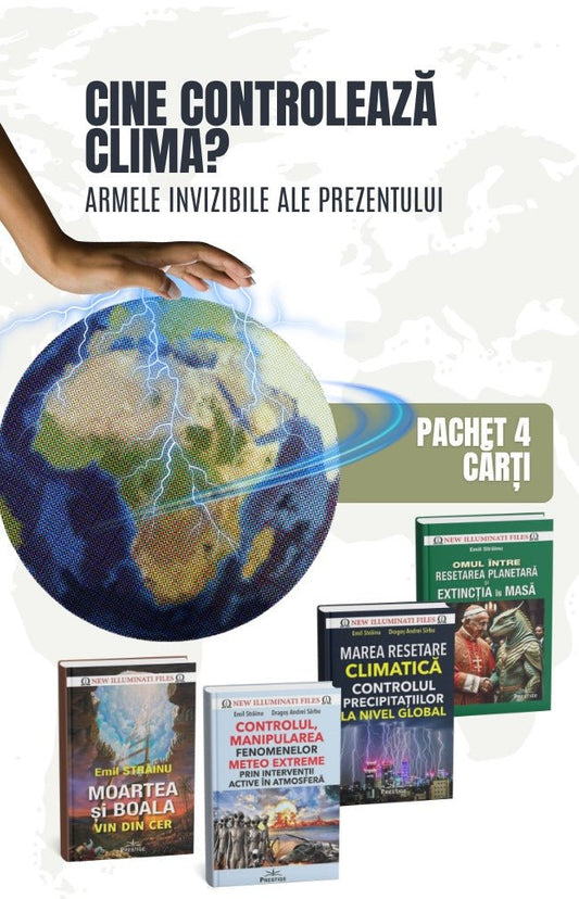 Pachet 4 carti – Cine controlează clima? Armele invizibile ale prezentului - Publisol.ro