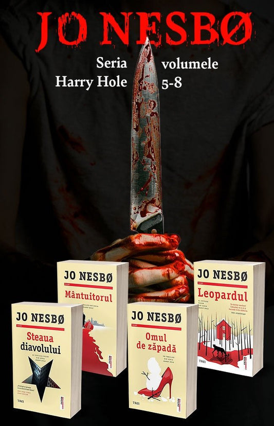 Pachet 4 Carti: Seria Harry Hole volumele 5 - 8, de Jo Nesbo - Publisol.ro