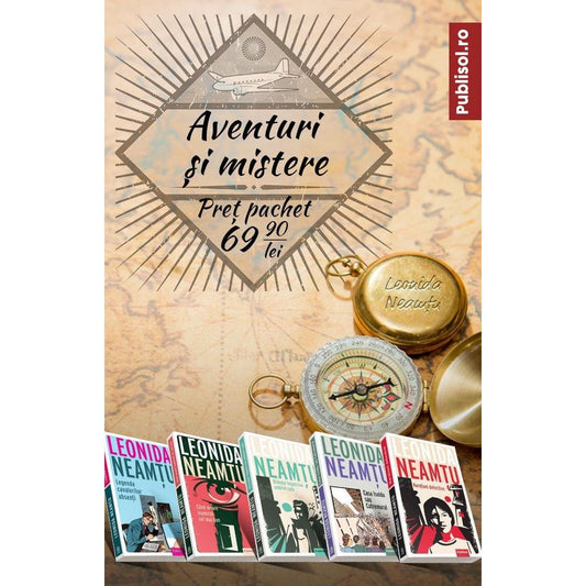Pachet 5 Carti - Aventuri si Mistere - Leonida Neamtu - Publisol.ro