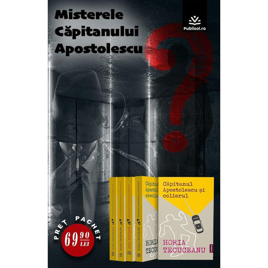 Pachet 5 Carti - Misterele Capitanului Apostolescu - Publisol.ro