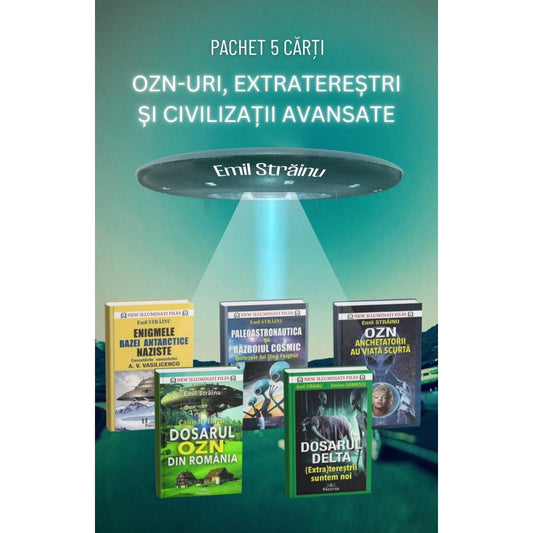 Pachet 5 carti – OZN - uri, Extraterestri si Civilizatii Avansate - Publisol.ro