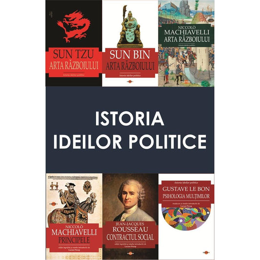 Pachet 6 carti: Istoria ideilor politice - Publisol.ro