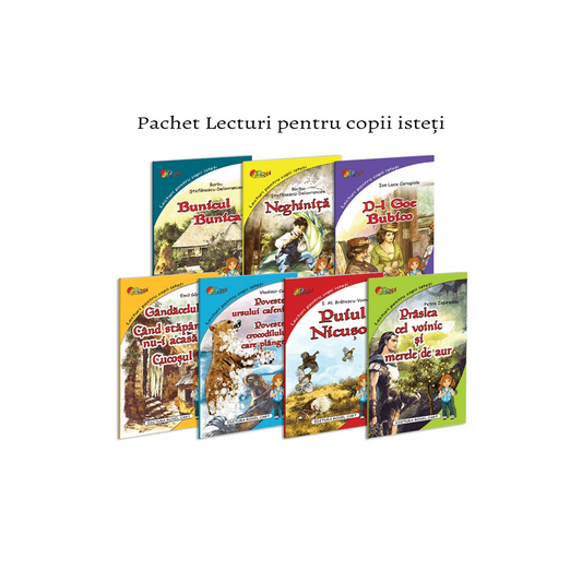 Pachet 7 carti: Lecturi pentru copii isteti - Publisol.ro