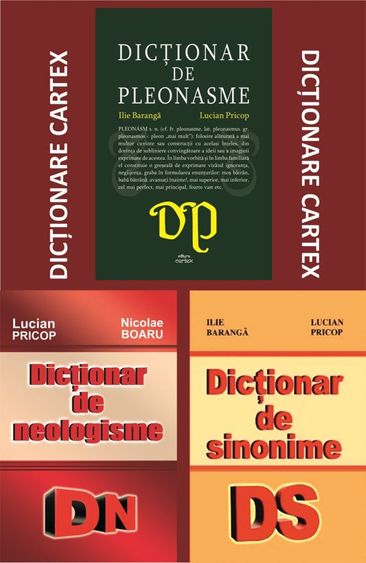 Pachet dictionare, de Ilie Baranga, Lucian Pricop, Nicolae Boaru - Publisol.ro