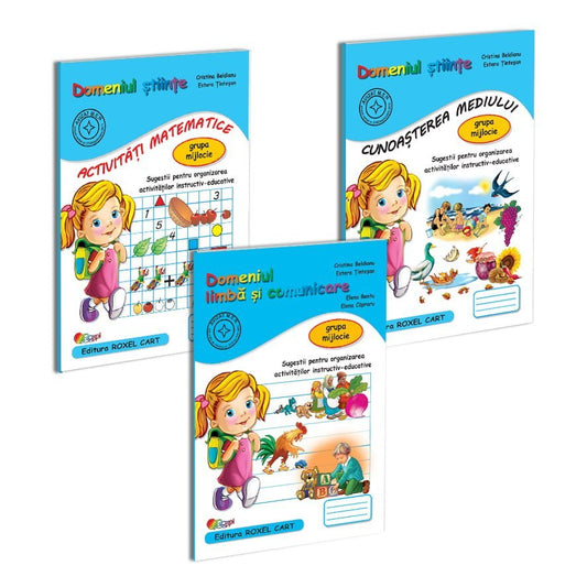 Pachet educational - grupa mijlocie - 01, de Cristina Beldianu, Elena Bentu, Elena Capraru, Estera Tintesan - Publisol.ro