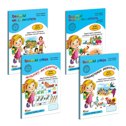 Pachet educational - grupa mijlocie, de Cristina Beldianu, Elena Bentu, Elena Capraru, Estera Tintesan - Publisol.ro