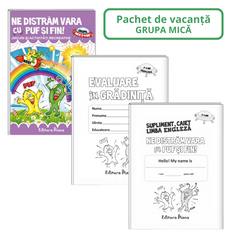 Pachet evaluare finala in gradinita  ne distram vara cu puf si fin, 4 ani, de Editura Diana