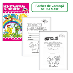 Pachet evaluare finala in gradinita  ne distram vara cu puf si fin, 6 ani, de Editura Diana