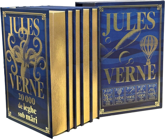 Pachet Jules Verne - Editie de colectie (5 carți), de Jules Verne - Publisol.ro