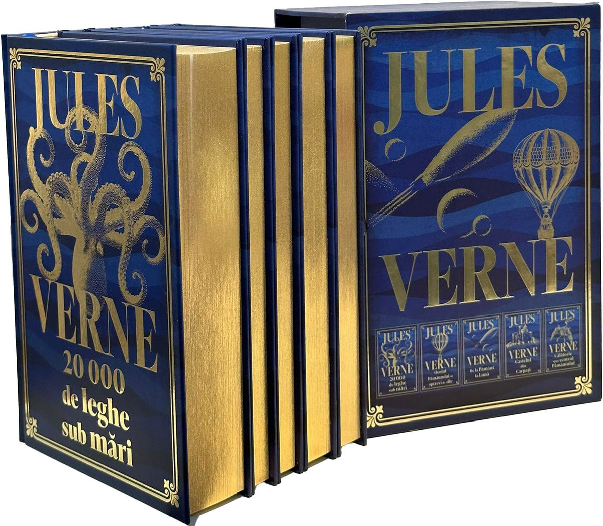 Pachet Jules Verne - Editie de colectie (5 carți), de Jules Verne - Publisol.ro