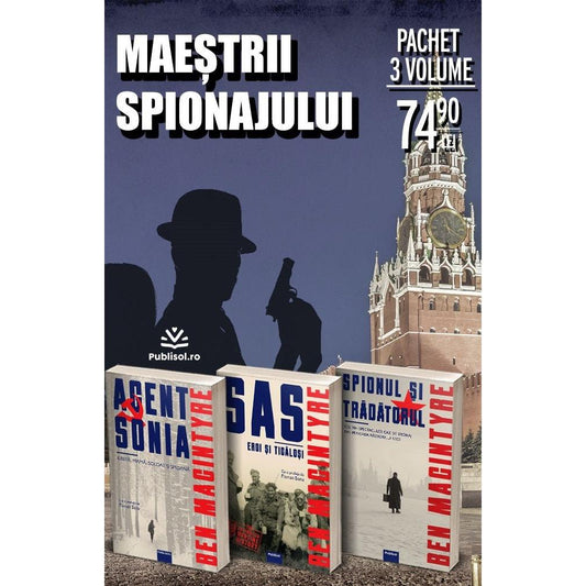 Pachet Maestrii spionajului – Ben Macintyre - Publisol.ro