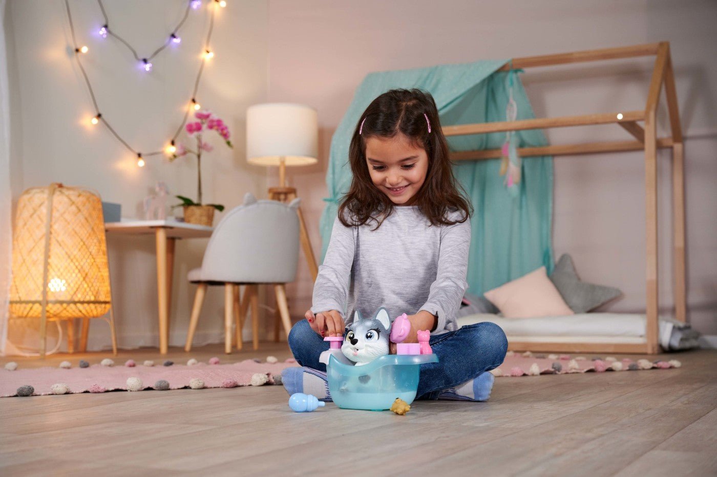 Pamper petz catelusul husky la baie, Simba - Publisol.ro