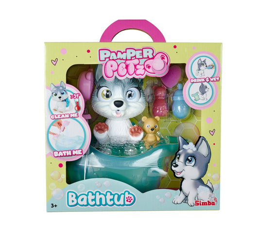 Pamper petz catelusul husky la baie, Simba - Publisol.ro