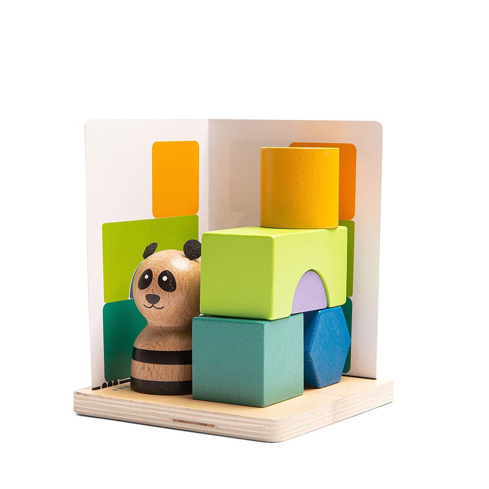 Panda puzzle, joc de logica, BS Toys - Publisol.ro