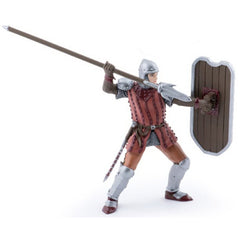 Papo figurina cavaler cu sulita si scut rosu, Papo - Publisol.ro