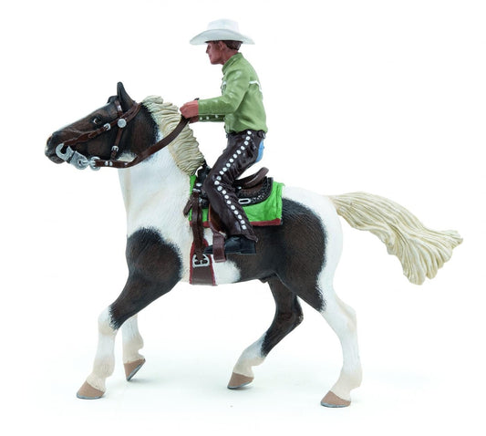 Papo figurina cowboy si calul sau - Publisol.ro