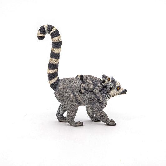Papo figurina lemur cu pui, Papo - Publisol.ro